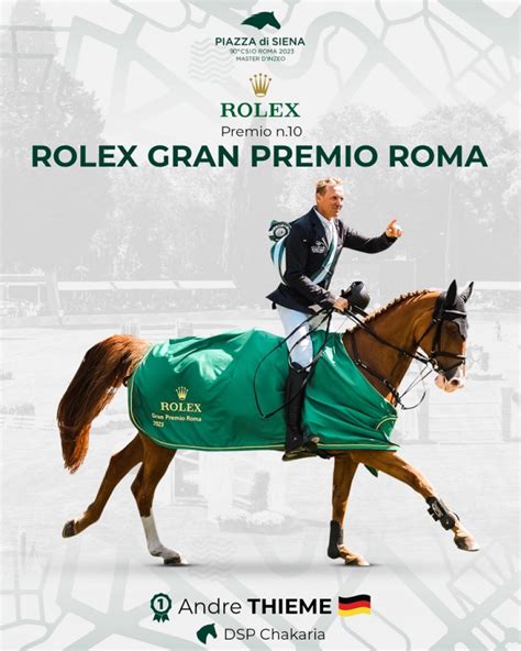 rolex grand prix rome 2023|Andre Thieme & DSP Chakaria are the Aces in the €500,000 .